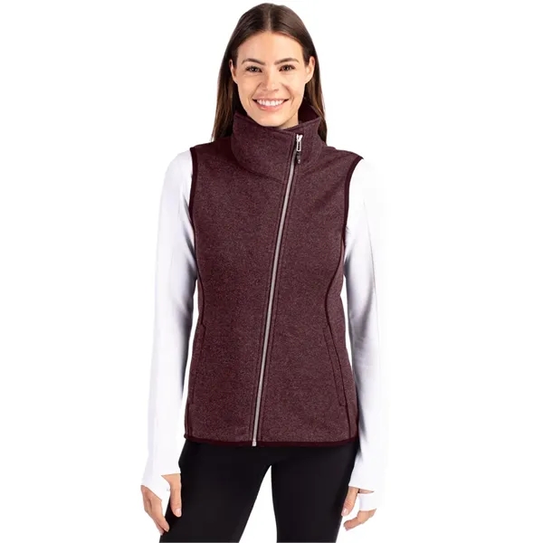Women's vest with a full-zip, welt pockets, and zip closure.... from ASI 47965 Cutter & Buck