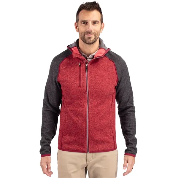Men's jacket with a full-zip, hood, chest pocket, front welt pockets,... from ASI 47965 Cutter & Buck