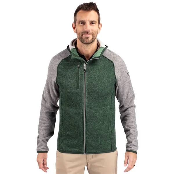 Men's jacket with a full-zip, hood, chest pocket, front welt pockets,... from ASI 47965 Cutter & Buck