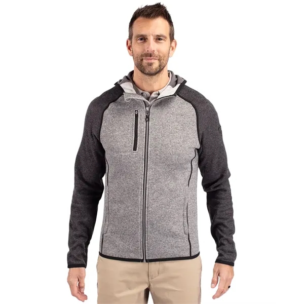 Men's jacket with a full-zip, hood, chest pocket, front welt pockets,... from ASI 47965 Cutter & Buck