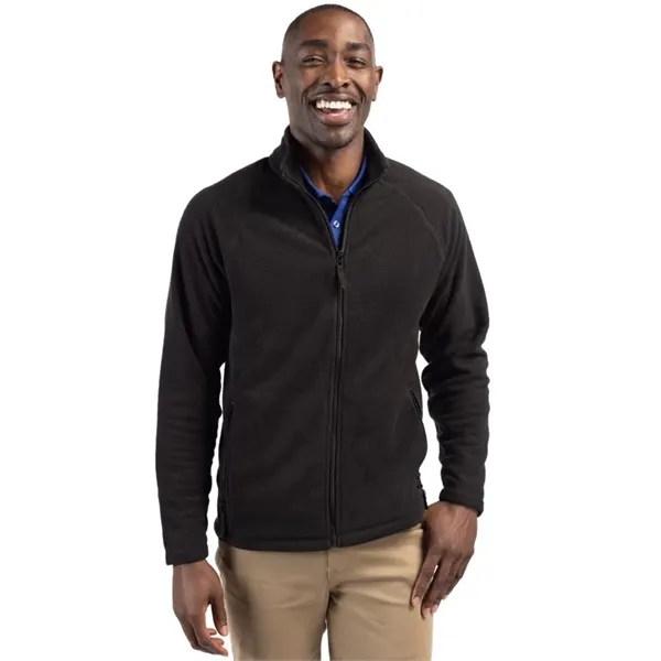 Men's jacket with a full-zip, self-fabric mock neck, two front zippered... from ASI 47965 Cutter & Buck