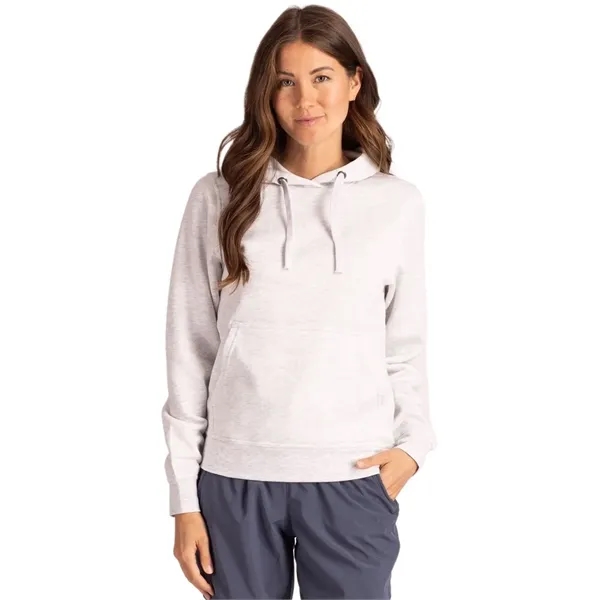 Unisex sweatshirt with a hood, anti-pill finish, drawstring, metal grommets, and... from ASI 47965 Cutter & Buck