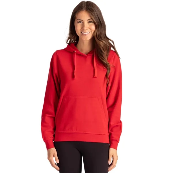 Unisex sweatshirt with a hood, anti-pill finish, drawstring, metal grommets, and... from ASI 47965 Cutter & Buck