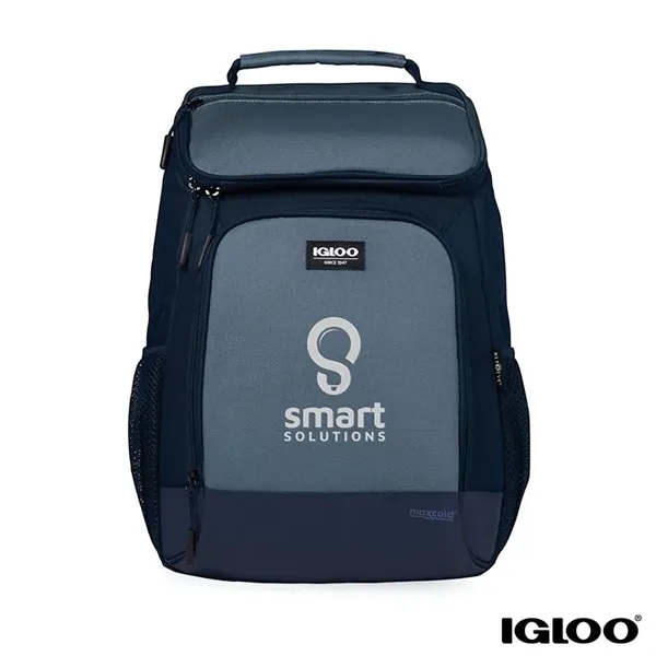 Igloo® MaxCold® Evergreen 24-Can RPET Backpack... from ASI 67866 Logomark/Valumark