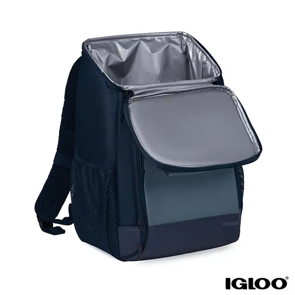 Igloo® MaxCold® Evergreen 24-Can RPET Backpack... from ASI 67866 Logomark/Valumark