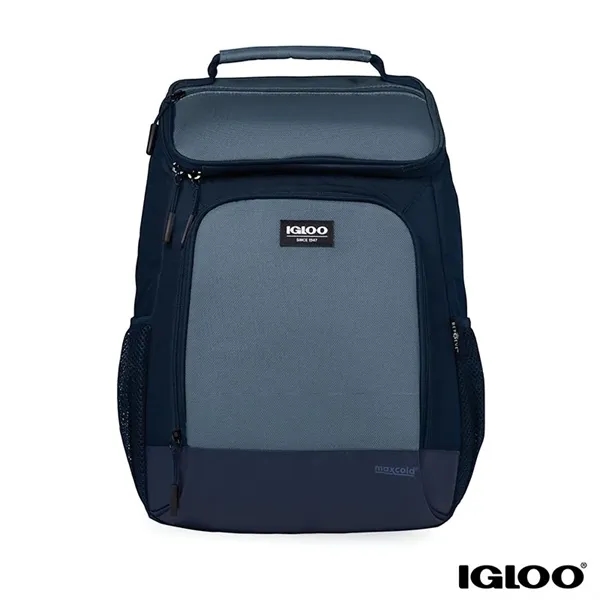 Igloo® MaxCold® Evergreen 24-Can RPET Backpack... from ASI 67866 Logomark/Valumark