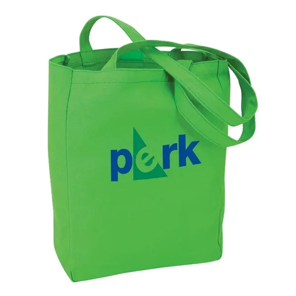 4.75" x 14" x 10.25" colored canvas tote bag; available in... from ASI 67866 Logomark/Valumark / Valumark™