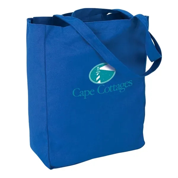 4.75" x 14" x 10.25" colored canvas tote bag; available in... from ASI 67866 Logomark/Valumark / Valumark™