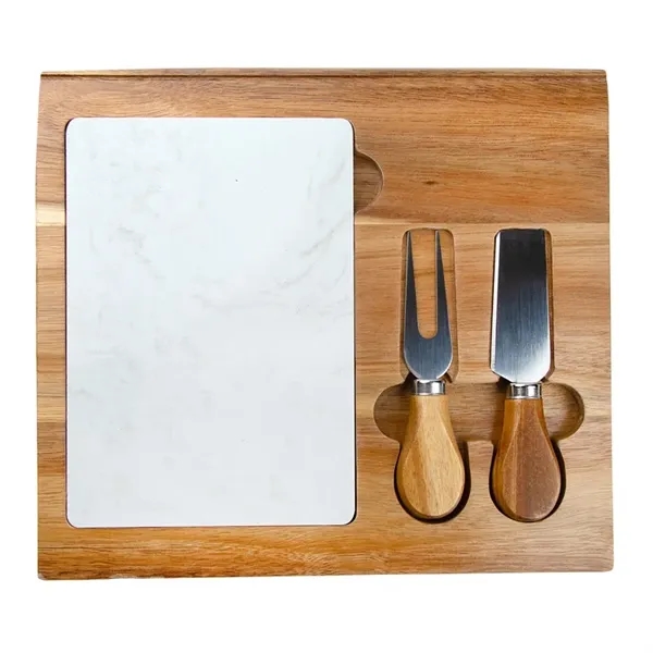 Carson 4-Piece Acacia Wood Cheese Set... from ASI 67866 Logomark/Valumark