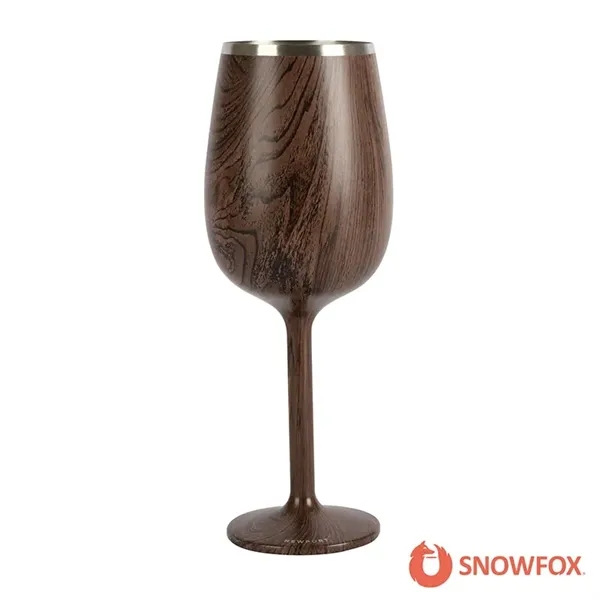 Snowfox® 12 oz. Insulated Stemmed Wine Glass... from ASI 67866 Logomark/Valumark