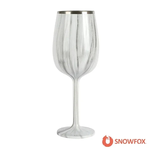 Snowfox® 12 oz. Insulated Stemmed Wine Glass... from ASI 67866 Logomark/Valumark