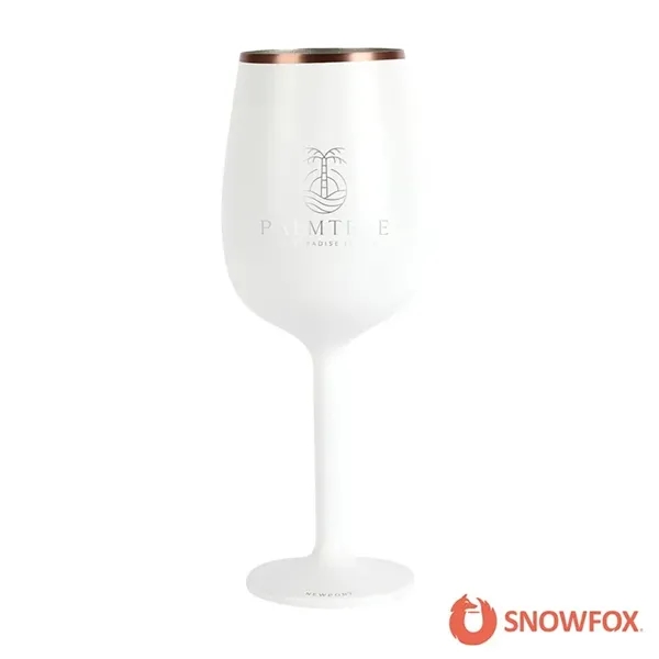 Snowfox® 12 oz. Insulated Stemmed Wine Glass... from ASI 67866 Logomark/Valumark