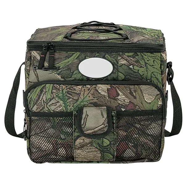 7.5" x 10.5" x 11.75" Huntland camo 24-can cooler with heat-sealed... from ASI 67866 Logomark/Valumark