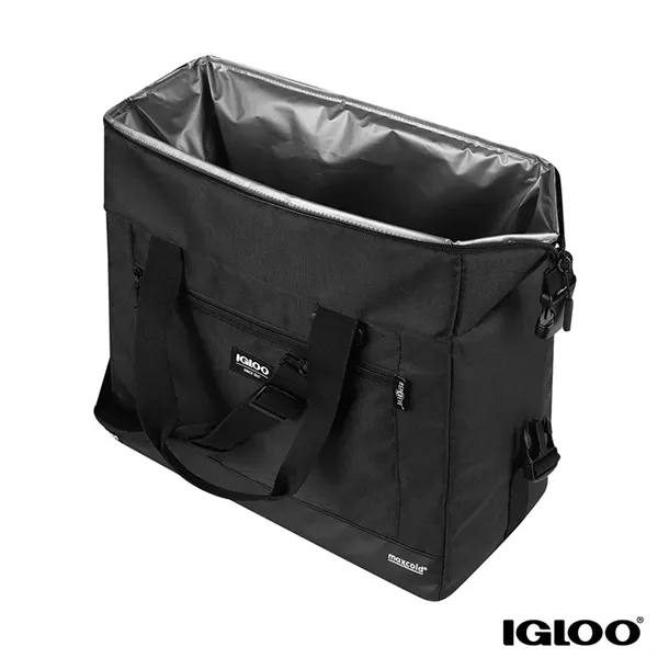 Igloo® MaxCold® Evergreen Snapdown 36-Can RPET Cooler Tote... from ASI 67866 Logomark/Valumark
