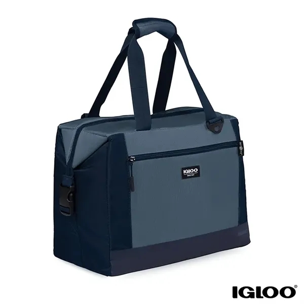Igloo® MaxCold® Evergreen Snapdown 36-Can RPET Cooler Tote... from ASI 67866 Logomark/Valumark