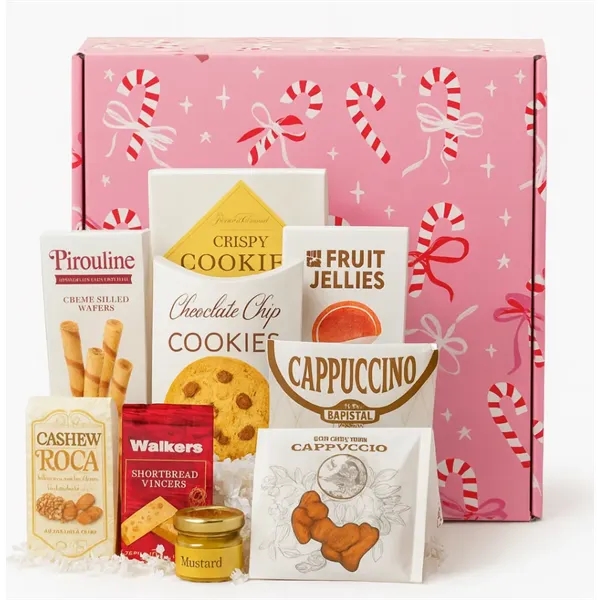 Pretty in Pink Holiday Snack Box... from ASI 89971 Stuff A Mug