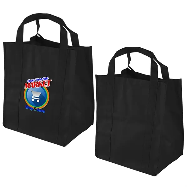 Insulated polypropylene grocery tote bag plus full color digital transfer on... from ASI 37218 Athena Promo (tm)