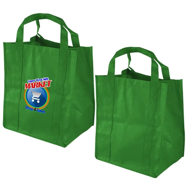 Insulated polypropylene grocery tote bag plus full color digital transfer on... from ASI 37218 Athena Promo (tm)