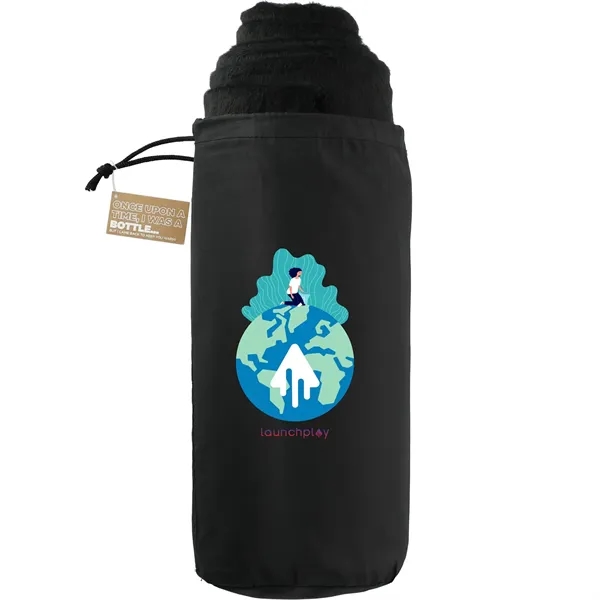 50" x 60" recycled PET fleece blanket with canvas pouch.... from ASI 66887 PCNA / Leeds