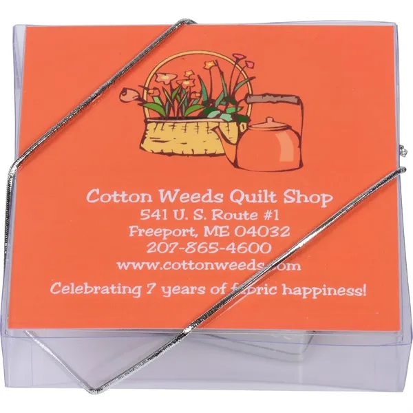 Cookie cutter packaged in clear presentation box with decorative elastic attachment.... from ASI 54100 Fields Manufacturing Inc / American Greenwood