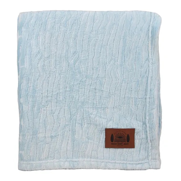 50" x 60": Plush throw in muted, nature-inspired tones with a... from ASI 79750 Pro Towels / Palmetto Blanket Company