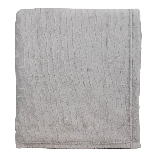 50" x 60": Plush throw in muted, nature-inspired tones with a... from ASI 79750 Pro Towels / Palmetto Blanket Company