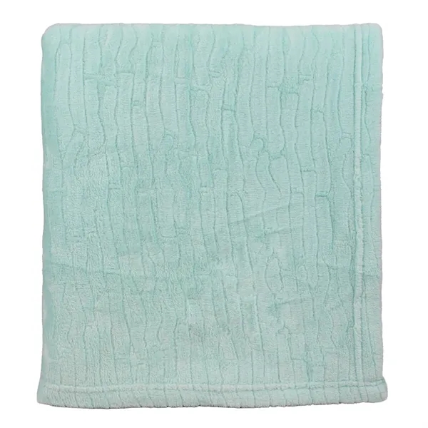 50" x 60": Plush throw in muted, nature-inspired tones with a... from ASI 79750 Pro Towels / Palmetto Blanket Company