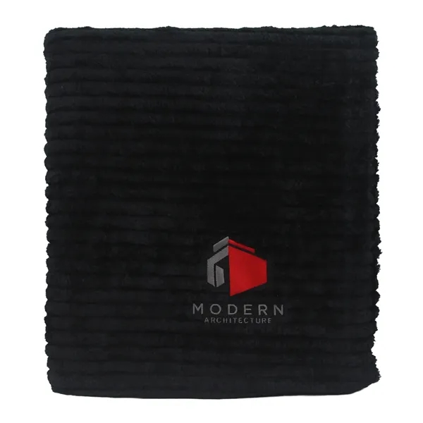 Regal Throw: Ultra-soft, ribbed texture. Luxurious yet versatile, perfect for gifting... from ASI 79750 Pro Towels / Palmetto Blanket Company