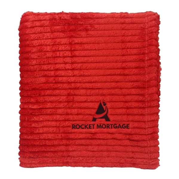 Regal Throw: Ultra-soft, ribbed texture. Luxurious yet versatile, perfect for gifting... from ASI 79750 Pro Towels / Palmetto Blanket Company