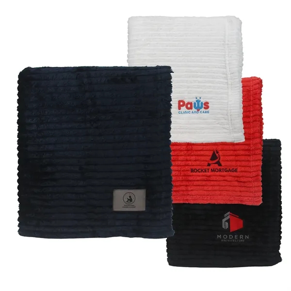 Regal Throw: Ultra-soft, ribbed texture. Luxurious yet versatile, perfect for gifting... from ASI 79750 Pro Towels / Palmetto Blanket Company