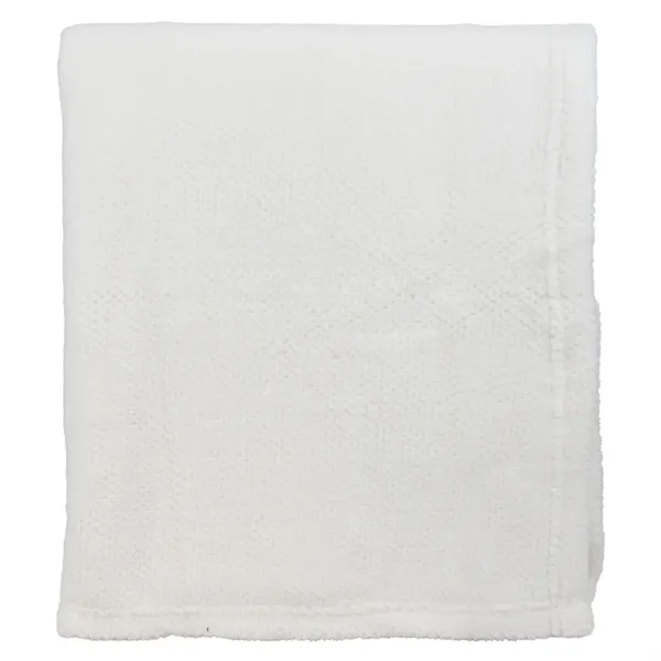 50" x 60": Soft, versatile blanket with coffee-inspired tones and subtle... from ASI 79750 Pro Towels / Palmetto Blanket Company