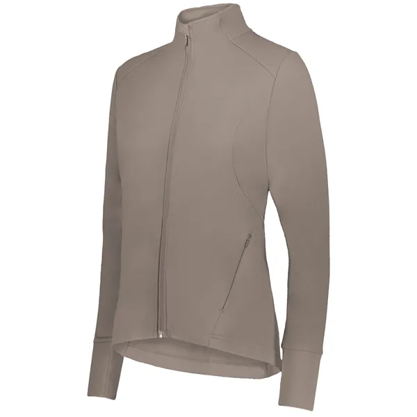 Eco-Revive city flex jacket featuring 7-ounce, 78% recycled polyester/22% spandex peached... from ASI 37461 Augusta Sportswear