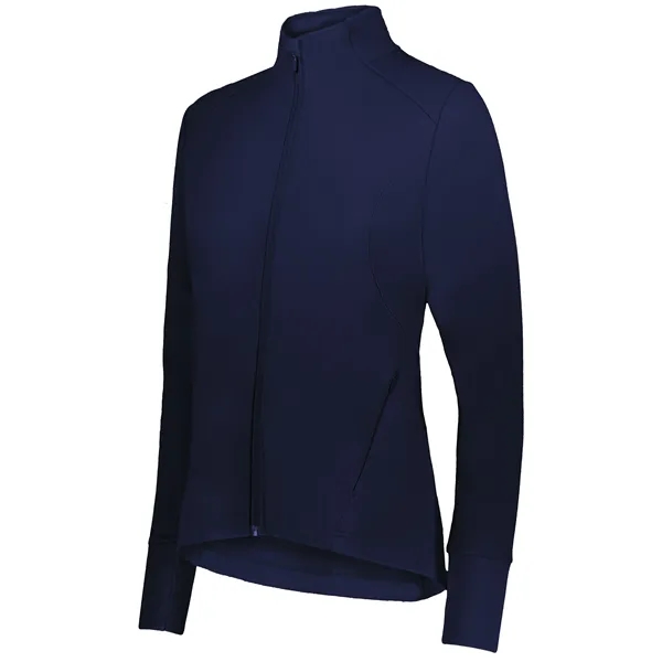 Eco-Revive city flex jacket featuring 7-ounce, 78% recycled polyester/22% spandex peached... from ASI 37461 Augusta Sportswear