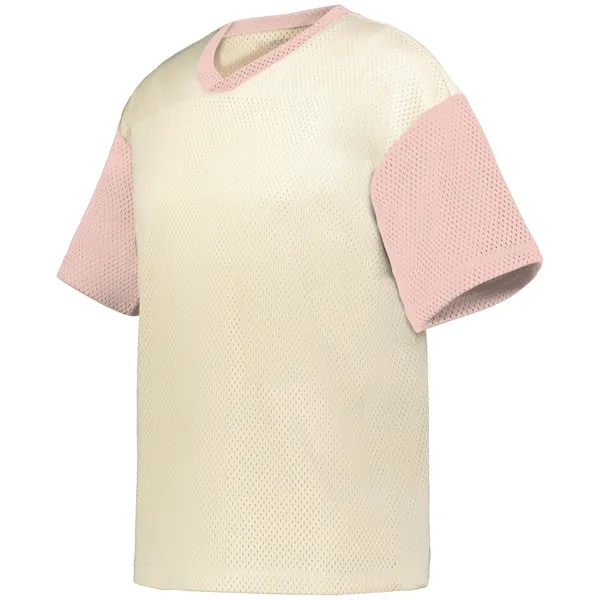 6-ounce, Two layers of 100% polyester sport mesh fan jersey.... from ASI 37461 Augusta Sportswear / Holloway Sportswear