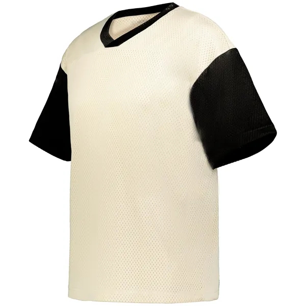6-ounce, Two layers of 100% polyester sport mesh fan jersey.... from ASI 37461 Augusta Sportswear / Holloway Sportswear