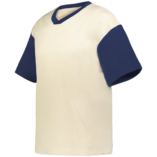 6-ounce, Two layers of 100% polyester sport mesh fan jersey.... from ASI 37461 Augusta Sportswear / Holloway Sportswear