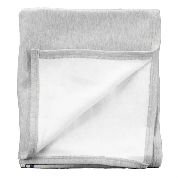 Cotton/polyester blanket with smooth jersey fabric on one side and cozy... from ASI 79750 Pro Towels