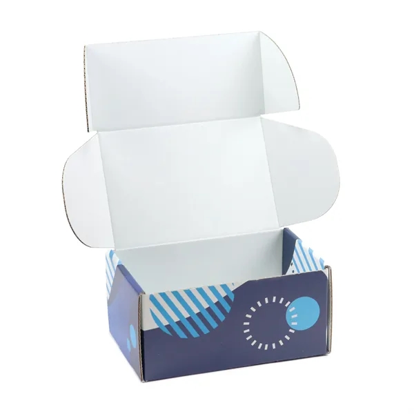 White corrugated Tuck Box USA made, 4-color process digital imprint, no... from ASI 95280 Warwick Publishing Co / Warwick