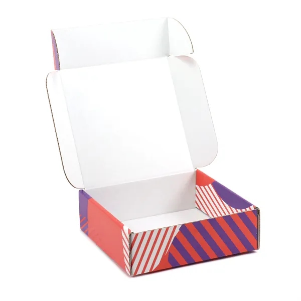 White corrugated Tuck Box USA made, 4-color process digital imprint, no... from ASI 95280 Warwick Publishing Co / Warwick