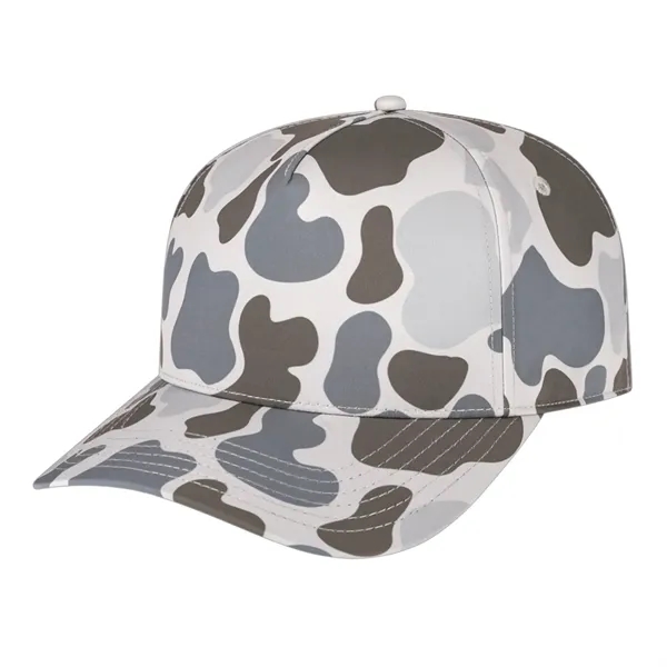 Daybreak polyester/spandex blend fabric camouflage five-panel structured cap with snapback closure.... from ASI 43792 Cap America Inc