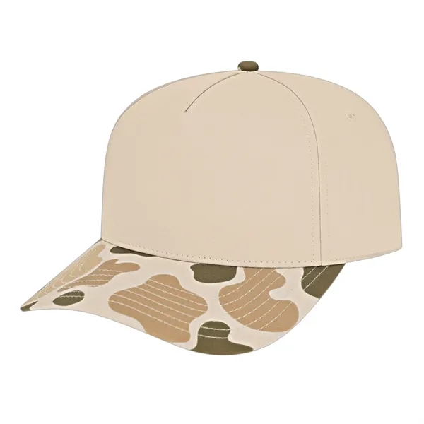 Daybreak polyester/spandex blend fabric camouflage five-panel structured cap with snapback closure.... from ASI 43792 Cap America Inc