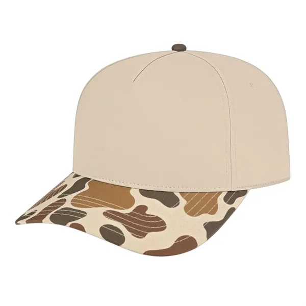 Daybreak polyester/spandex blend fabric camouflage five-panel structured cap with snapback closure.... from ASI 43792 Cap America Inc