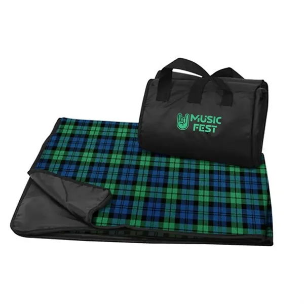 50" x 60" blanket with soft polar fleece on one side... from ASI 68507 The Magnet Group / The Bag Factory®