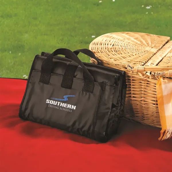 50" x 60" blanket with soft polar fleece on one side... from ASI 68507 The Magnet Group / The Bag Factory®