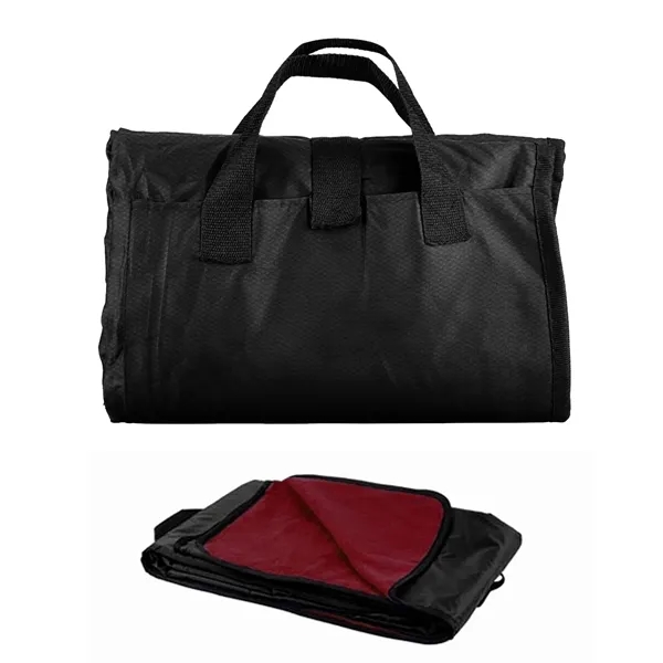 50" x 60" blanket with soft polar fleece on one side... from ASI 68507 The Magnet Group / The Bag Factory®