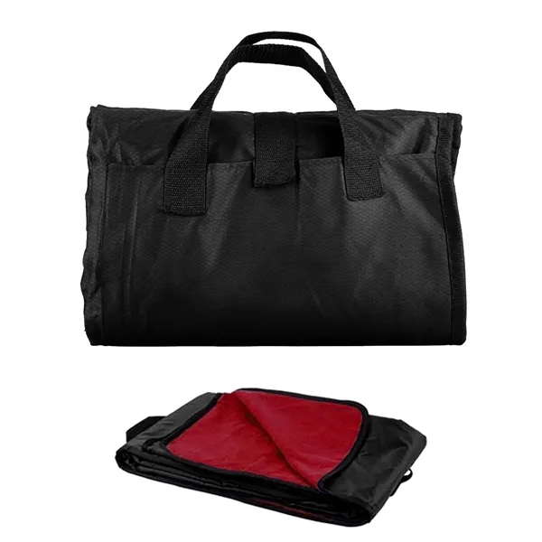 50" x 60" blanket with soft polar fleece on one side... from ASI 68507 The Magnet Group / The Bag Factory®