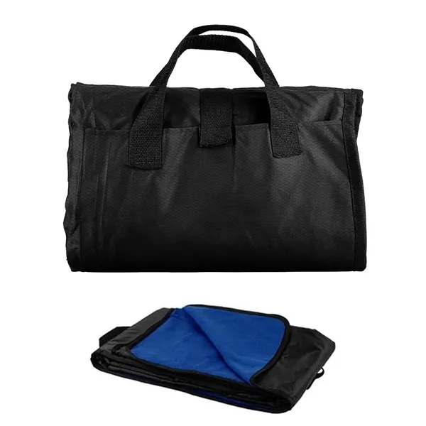 50" x 60" blanket with soft polar fleece on one side... from ASI 68507 The Magnet Group / The Bag Factory®