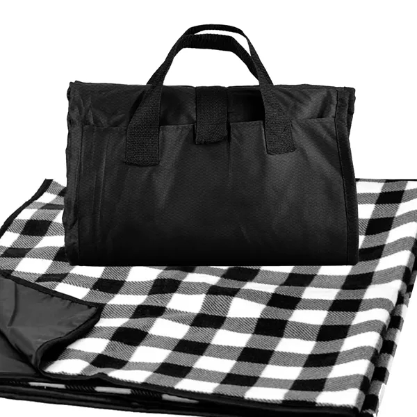 50" x 60" blanket with soft polar fleece on one side... from ASI 68507 The Magnet Group / The Bag Factory®