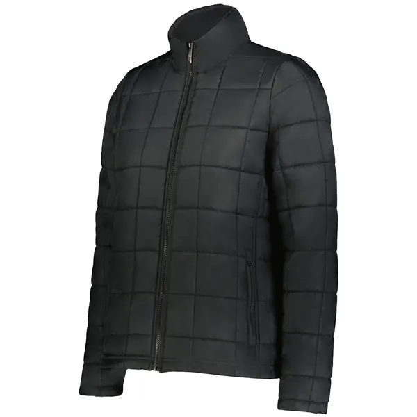Ladies puffer jacket made of 100% polyester shell with quilted stitch... from ASI 37461 Augusta Sportswear