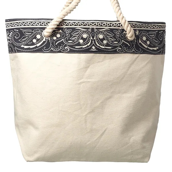 Canvas tote bag made of 16 oz. strong canvas material with... from ASI 39552 BEL Promo